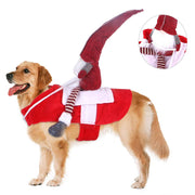 Pet Christmas Riding Costume – Horse Riding Outfit for Dogs & Cats